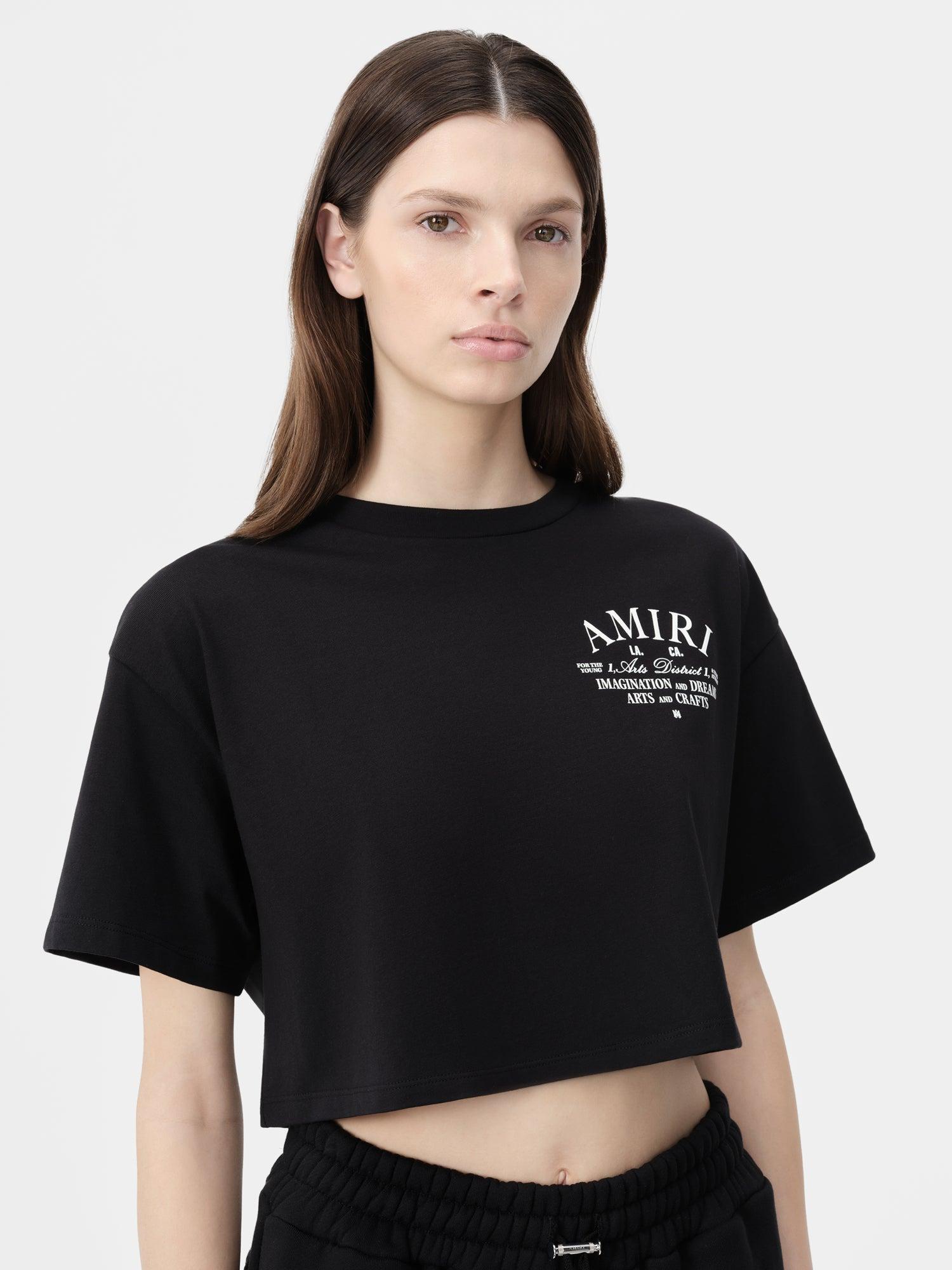 WOMEN - WOMEN'S ARTS DISTRICT CROPPED TEE - Black Female Product Image