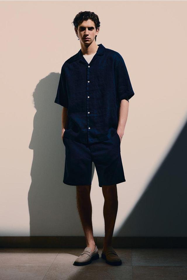 Relaxed Fit Linen Resort Shirt Product Image