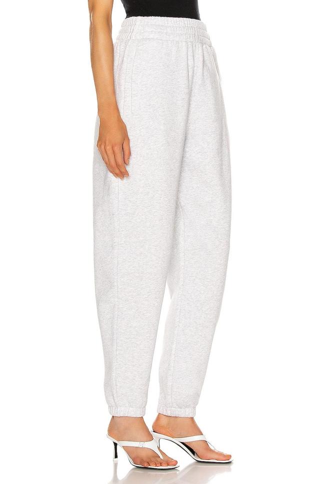 Alexander Wang Puff Logo Structured Terry Sweatpants Product Image