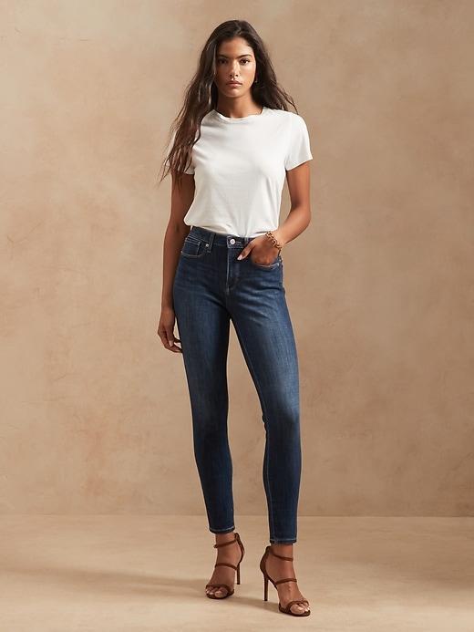 Curvy Mid-Rise Skinny Jean Product Image