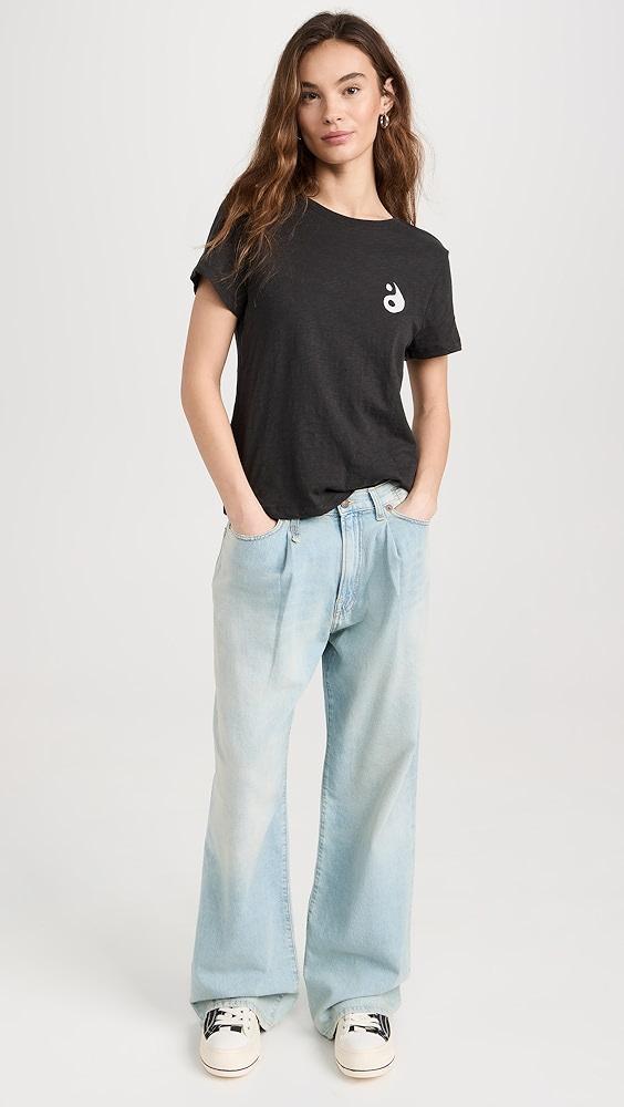 R13 Damon Pleated Wide Leg Jeans | Shopbop Product Image