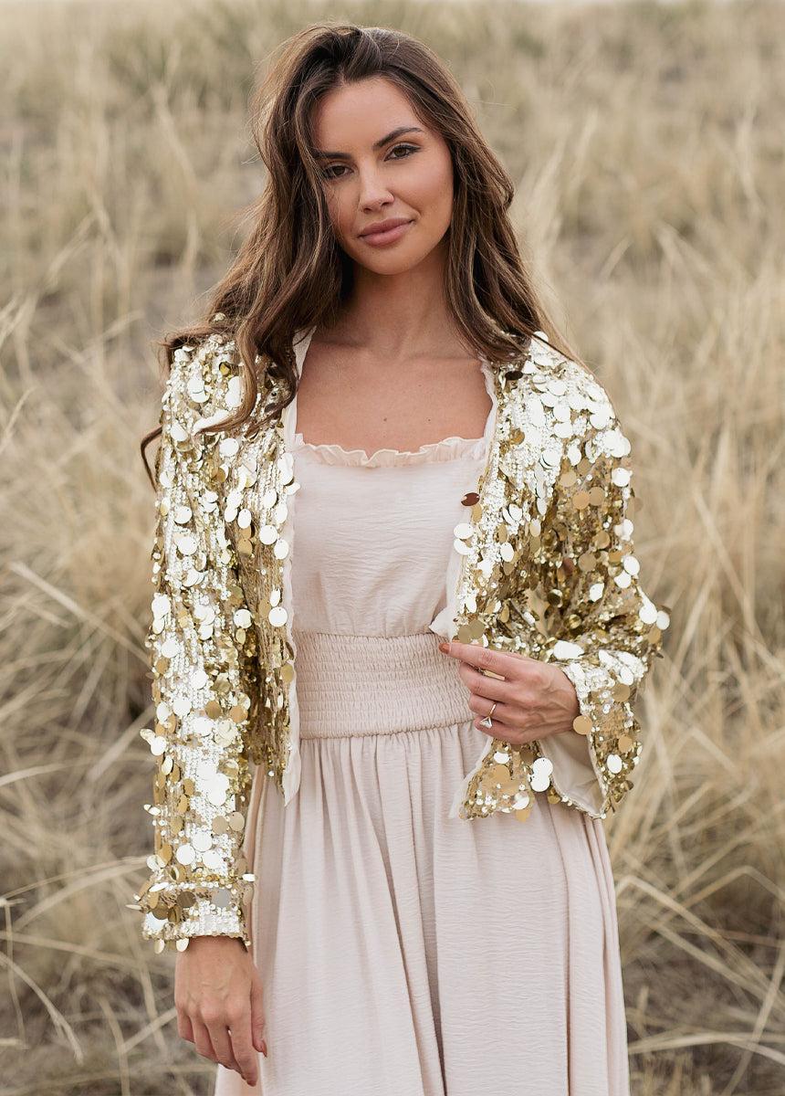 Liv Jacket in Gold Product Image