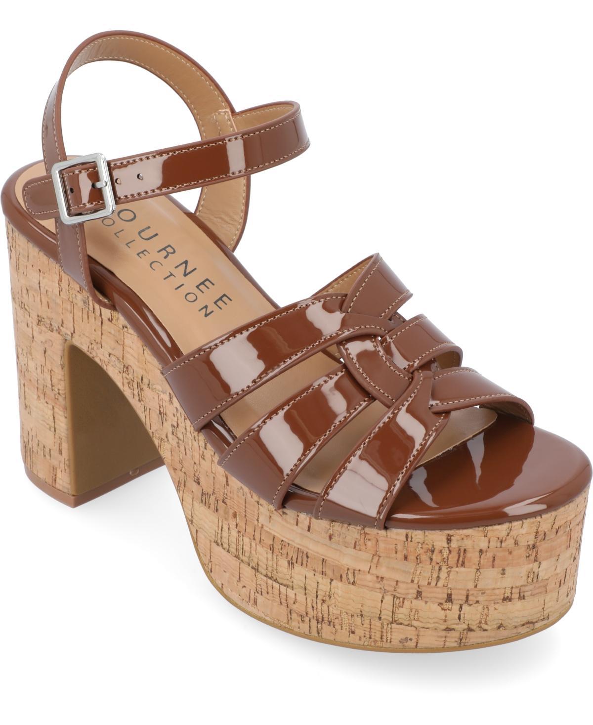 Journee Collection Womens Jania Platform Sandals Product Image