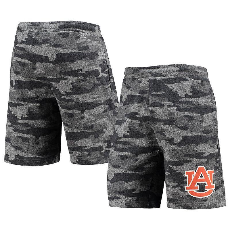 Mens Concepts Sport Charcoal/Gray Auburn Tigers Camo Backup Terry Jam Lounge Shorts Product Image