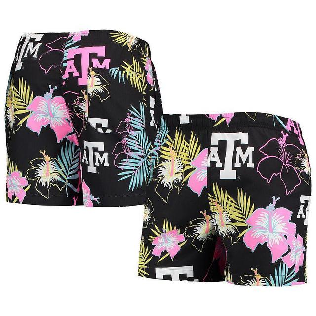 Mens FOCO Texas A&M Aggies Neon Floral Swim Trunks Product Image