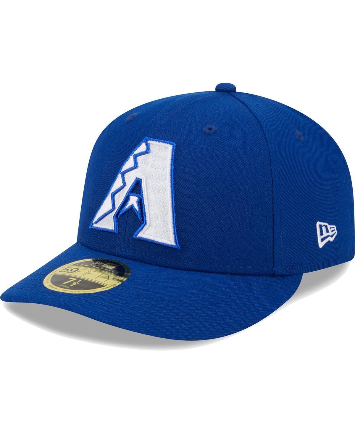 Mens New Era Royal Arizona Diamondbacks White LogoLow Profile 59FIFTY Fitted Hat Product Image