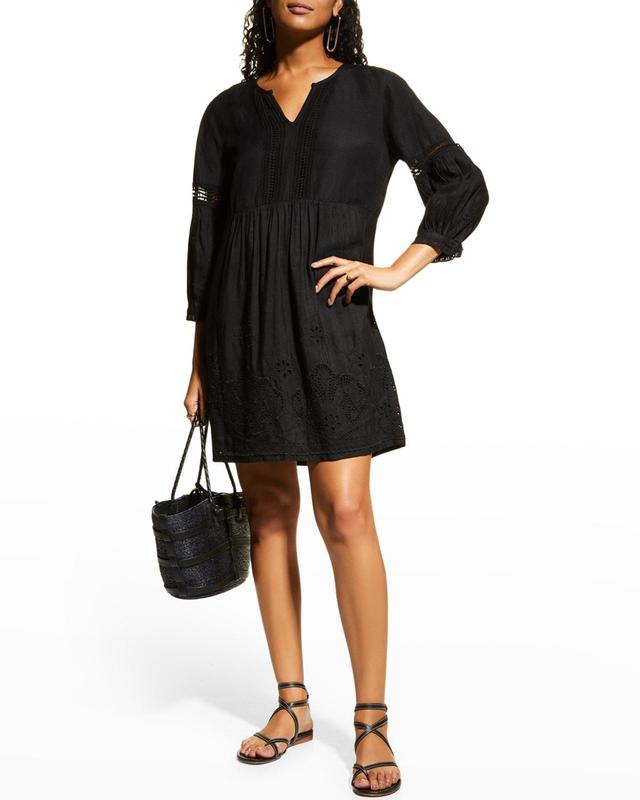 Tommy Bahama St. Lucia Split Neck Dress Swim Cover-Up Product Image