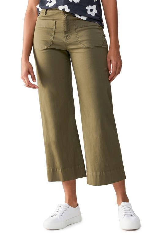 Sanctuary The Marine Mid Rise Wide Leg Cropped Pant Product Image