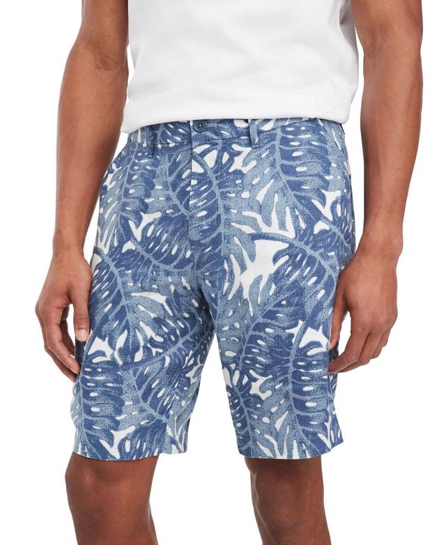 Tommy Hilfiger Mens Harlem Tropical Print Linen Shorts Product Image