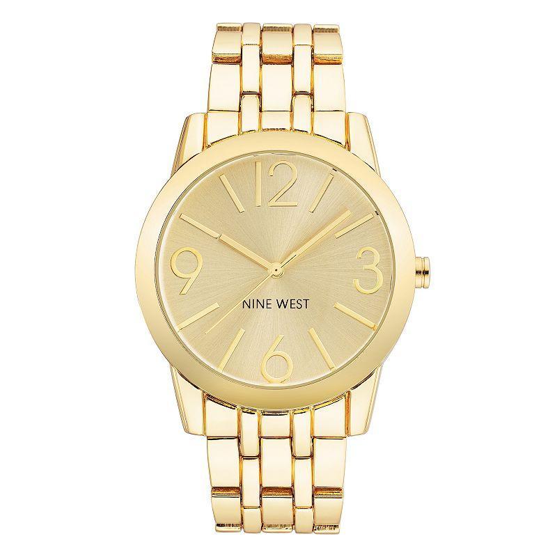 Nine West Women's Gold-Tone Dress Watch, Size: Medium - Size: Medium Product Image