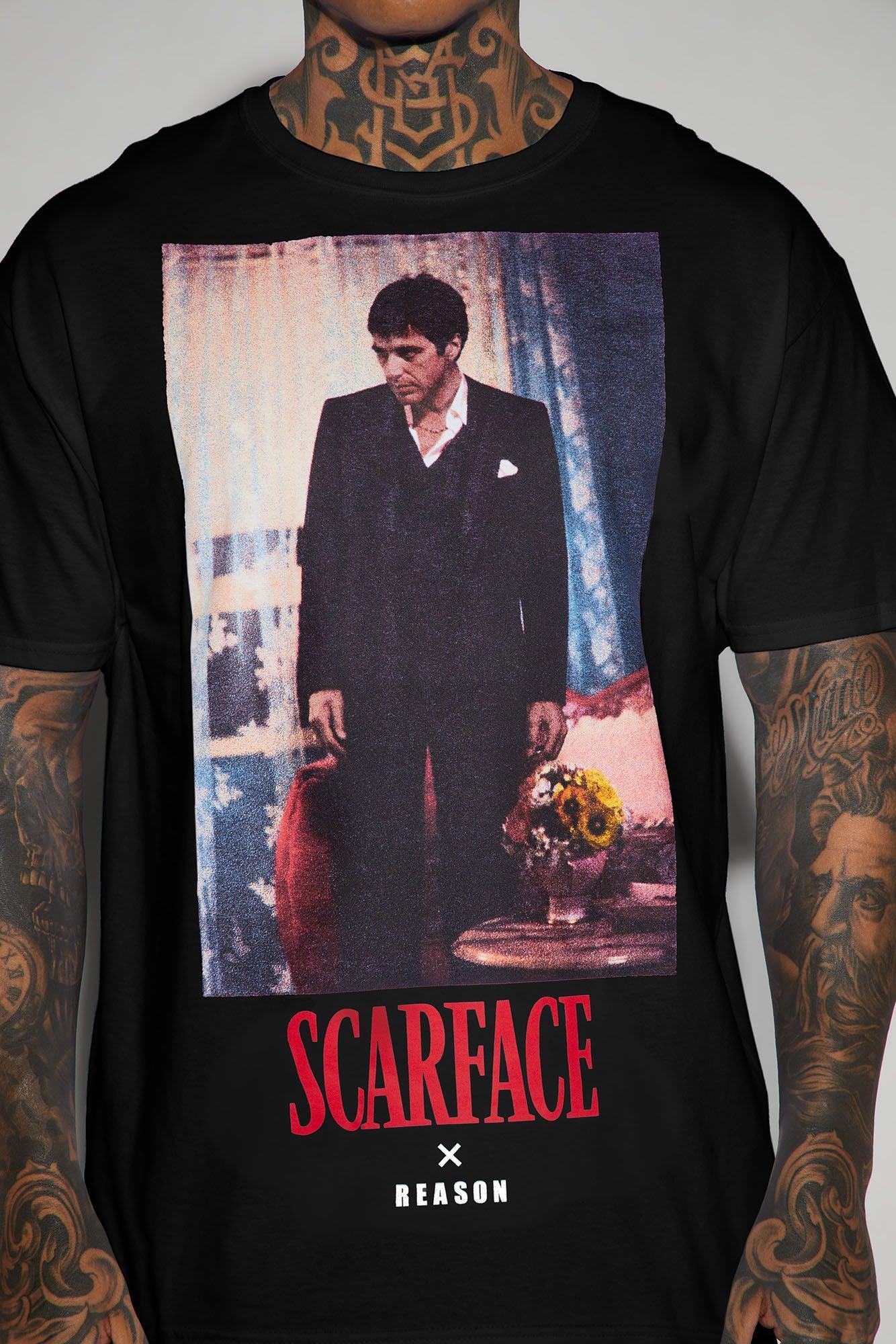 Scarface I'll Only Tell You Once Short Sleeve Tee - Black Product Image