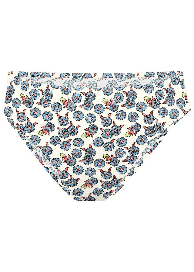 High-Waist Moderate Bottom - Dainty Bloom Product Image