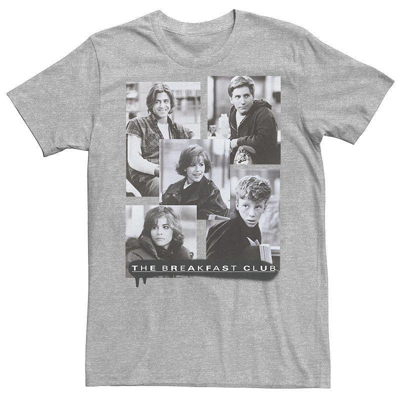 Mens The Breakfast Club Character Tee Athletic Grey Product Image