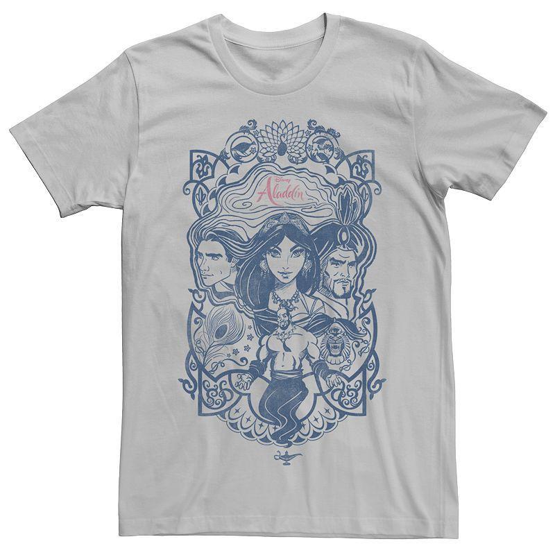 Disneys Aladdin Mens Jasmine, Jafar & Genie Graphic Tee Product Image