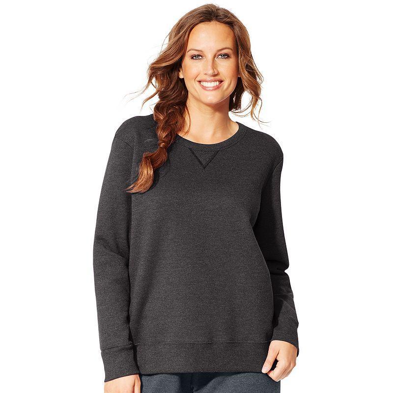 Plus Size Just My Size Fleece Crew Sweatshirt, Womens Product Image