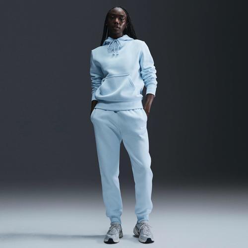 Nike Womens Nike NSW Phoenix Fleece MR Pants - Womens Sail/Glacier Blue Product Image