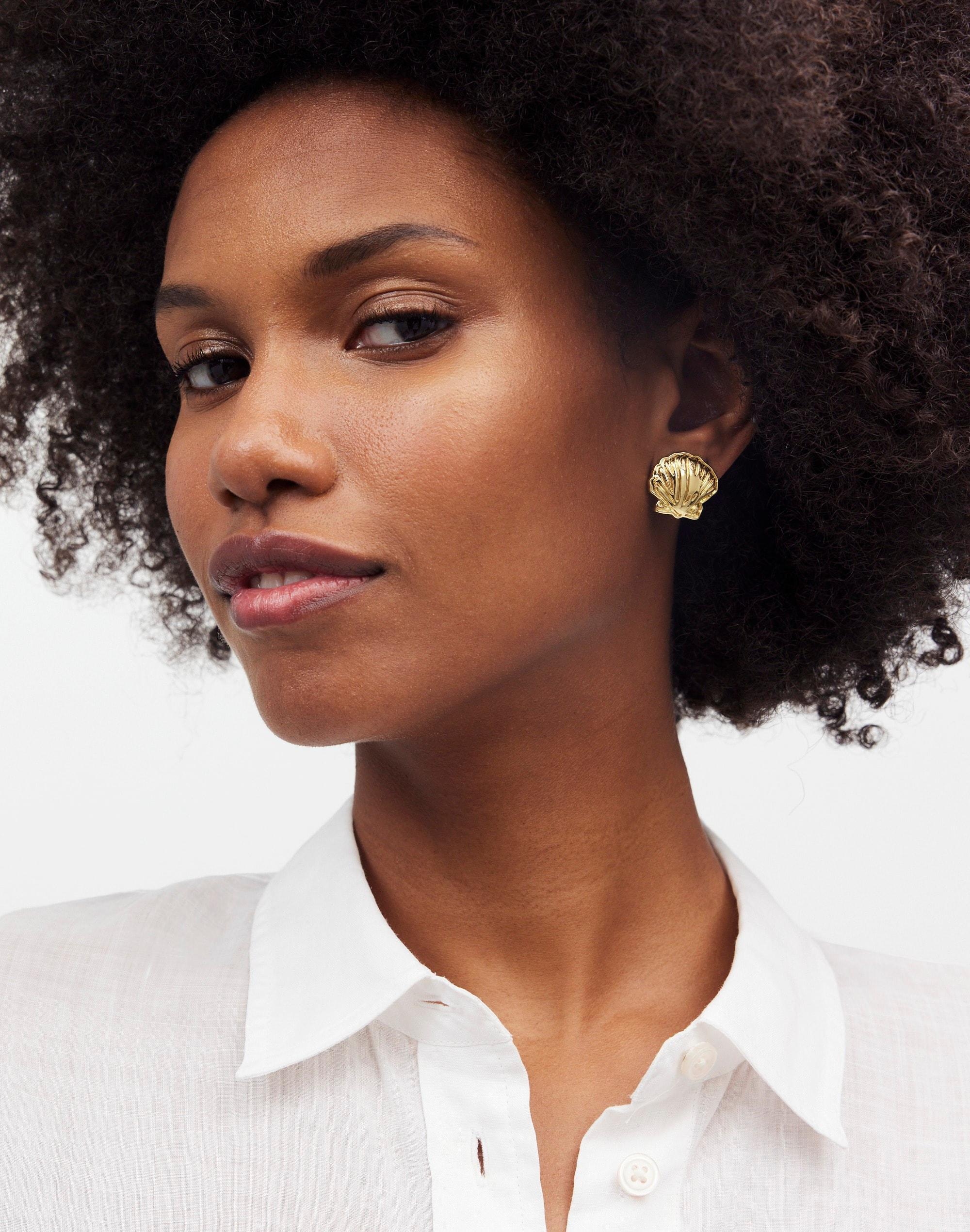 Madewell x Lisa Says Gah! Shell Statement Earrings Product Image