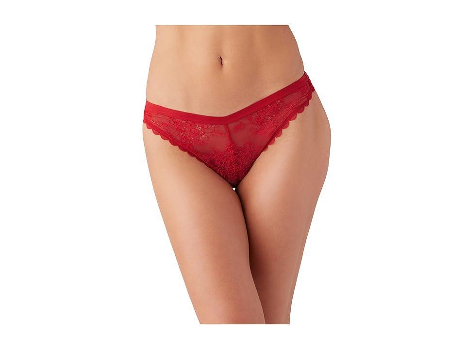 b.tempt'd by Wacoal No Strings Attached Cheeky (Crimson ) Women's Underwear Product Image