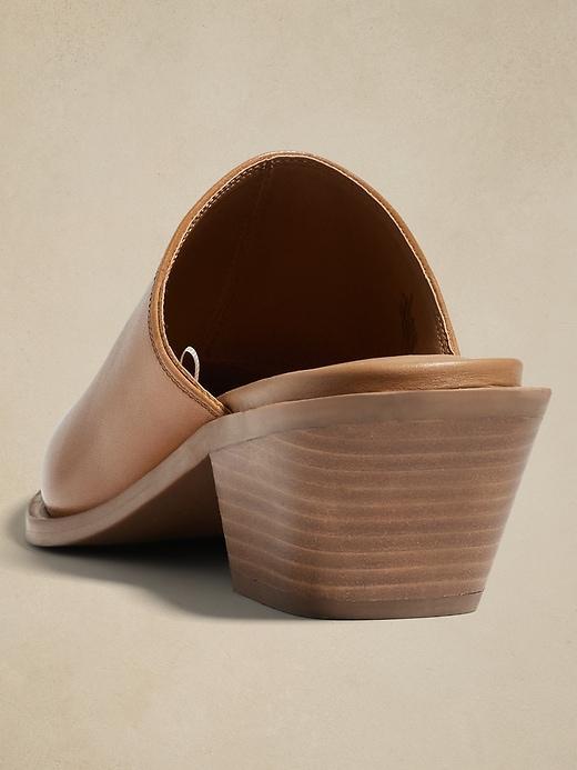 Leather Heeled Mule product image