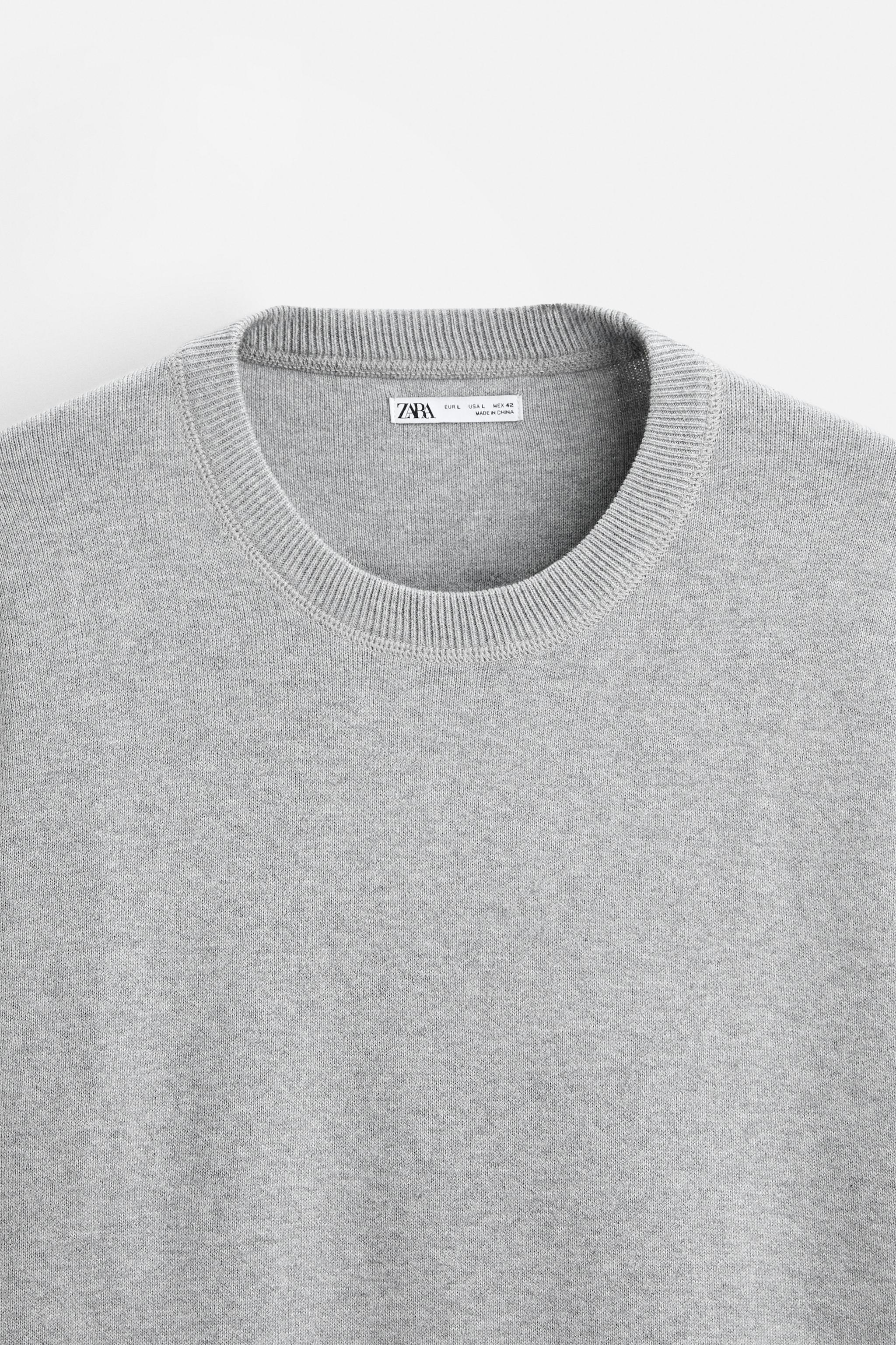 TEXTURED COTTON SWEATER Product Image