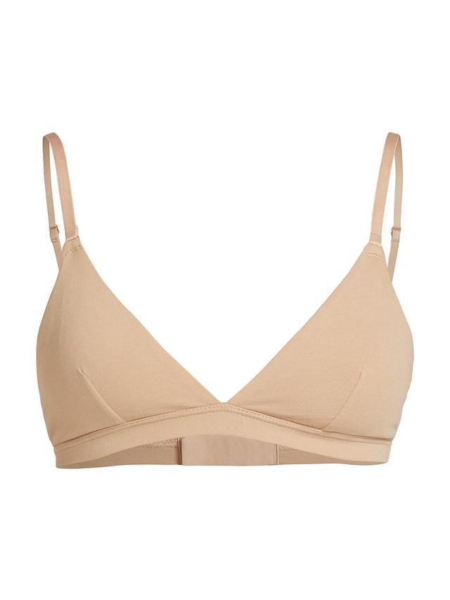 Womens Gelina Cotton Triangle Bralette Product Image