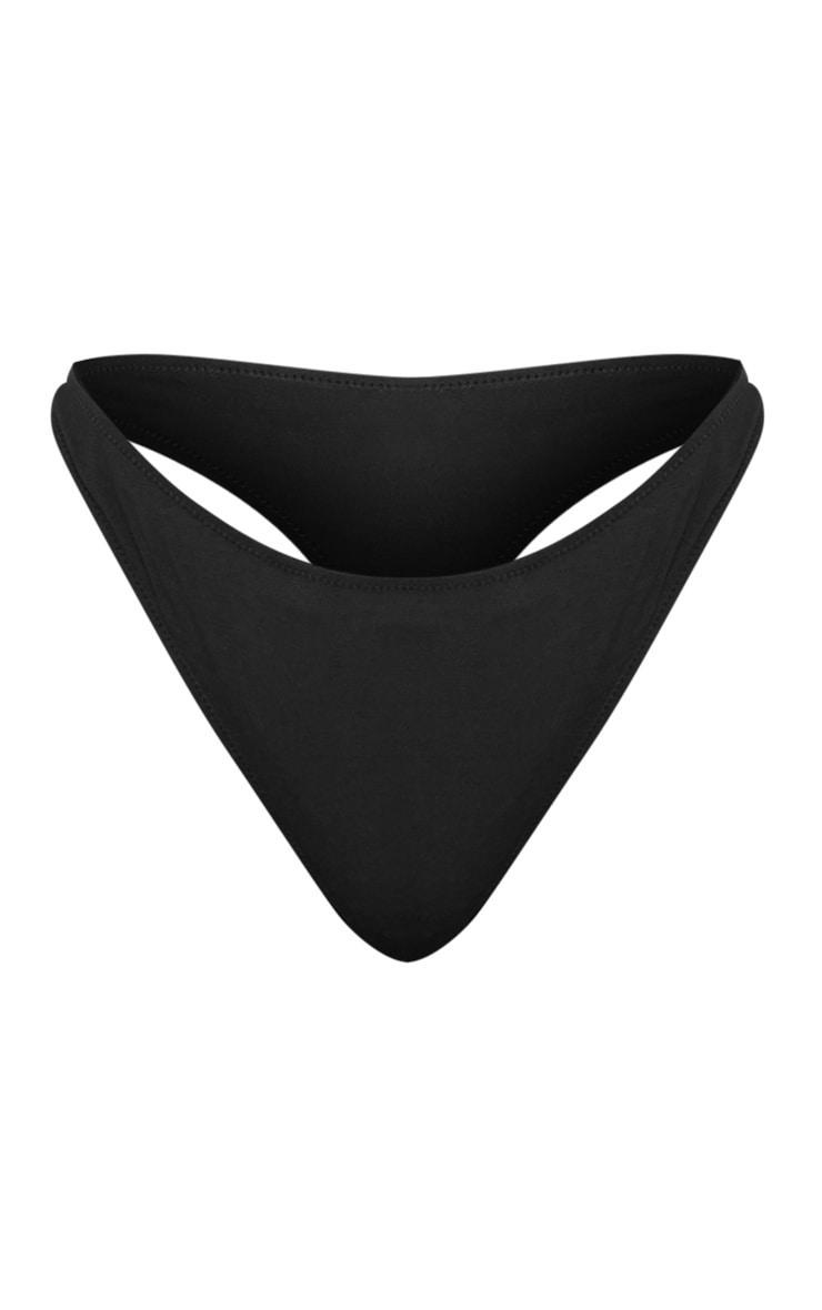 Black Soft Touch Cotton Panties Product Image