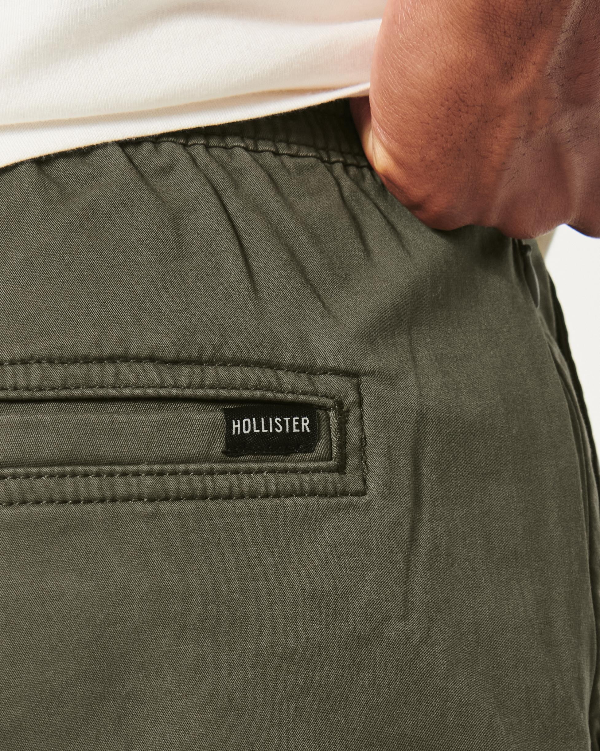 Twill Pull-On Shorts 9" Product Image