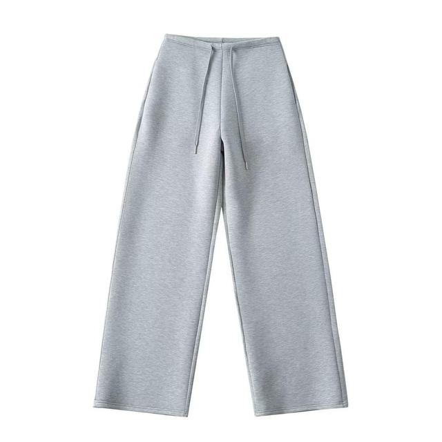 Mid Rise Plain Sweatpants Product Image