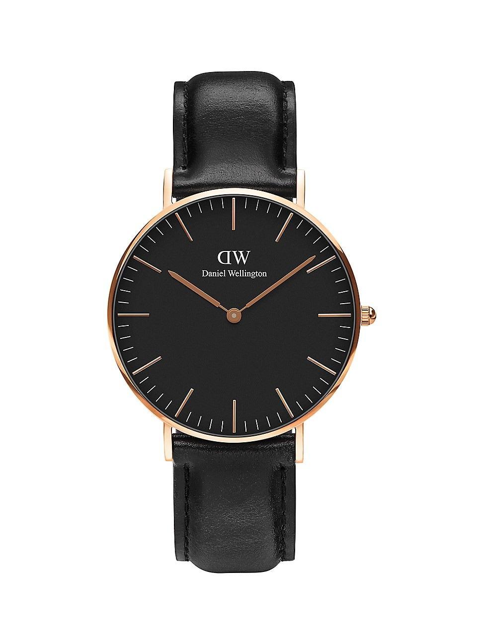 Daniel Wellington Classic Sheffield Leather Strap Watch, 36mm Product Image