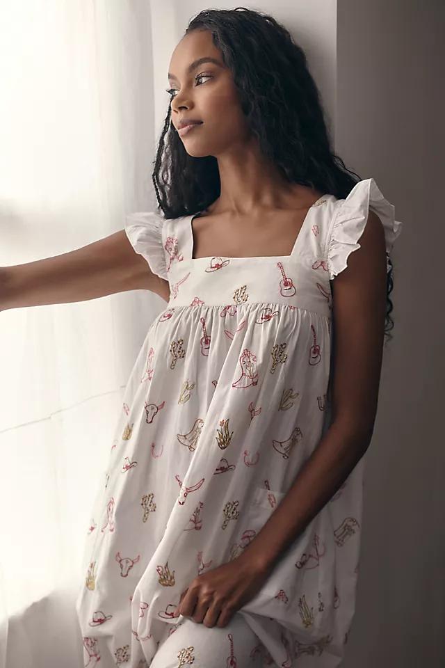 Printfresh Embroidered Nightgown Product Image