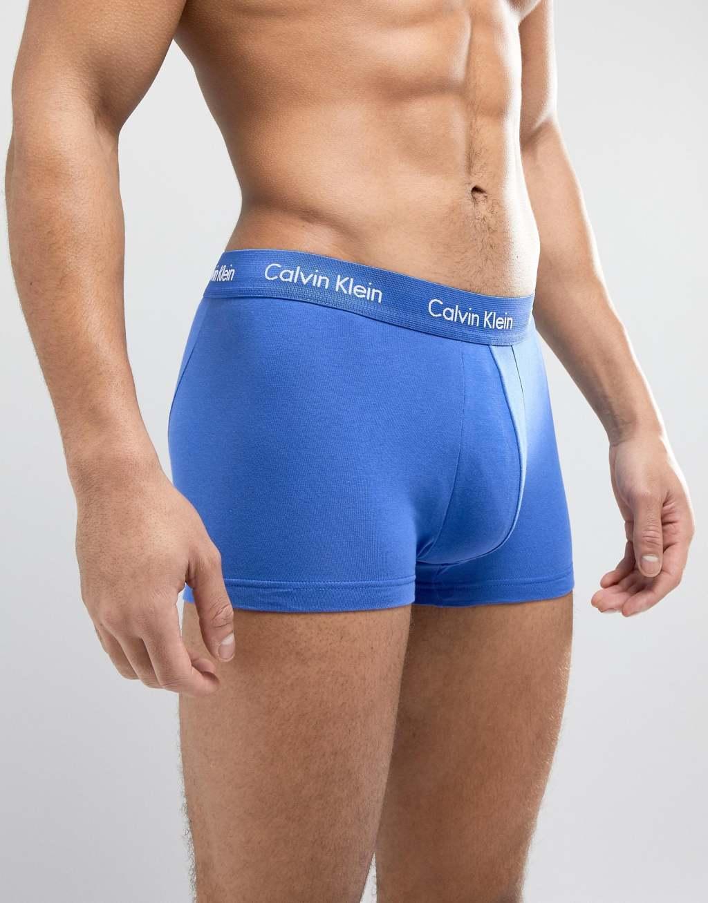 Calvin Klein Cotton Stretch 3-pack low rise trunks Product Image