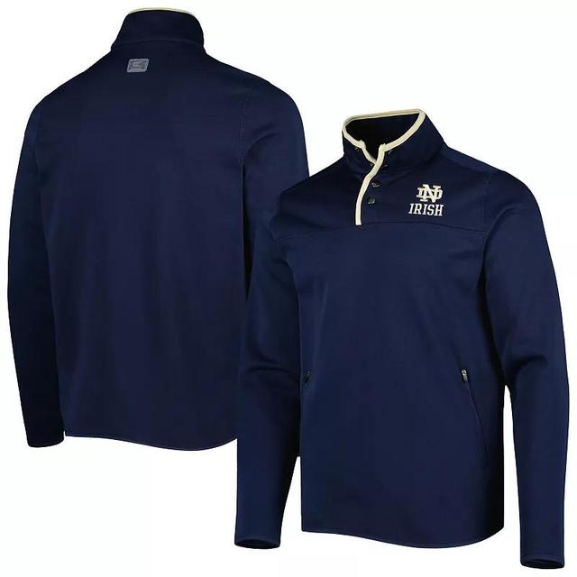 Mens Colosseum Notre Dame Fighting Irish Rebound Quarter-Snap Jacket Blue Product Image