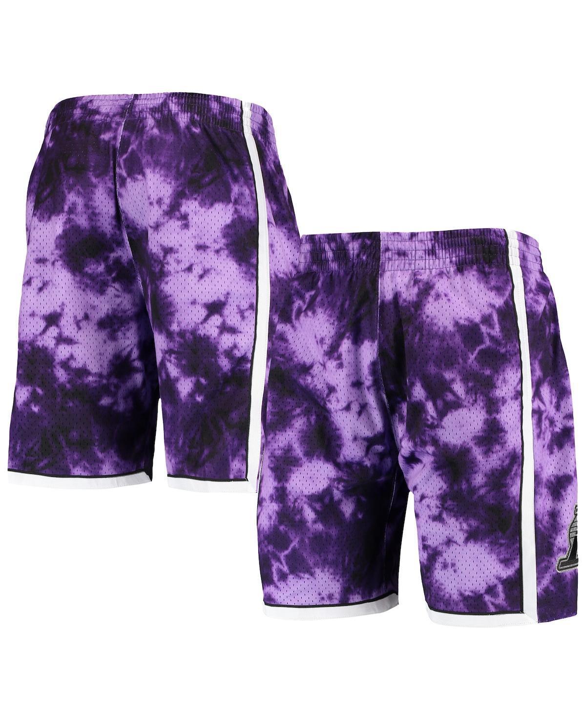 Mens Mitchell & Ness Purple Los Angeles Lakers Hardwood Classics 2009 Galaxy Swingman Shorts Product Image