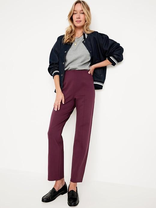 High-Waisted Billie Straight Trouser Product Image