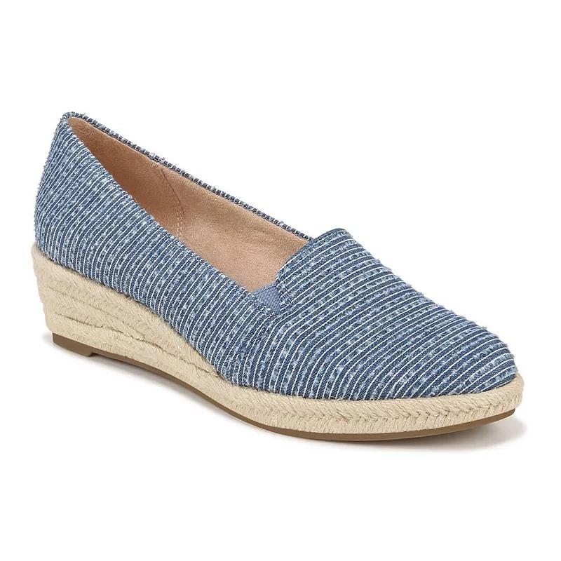 LifeStride Kamilla Womens Espadrille Wedges Blue Blue Product Image