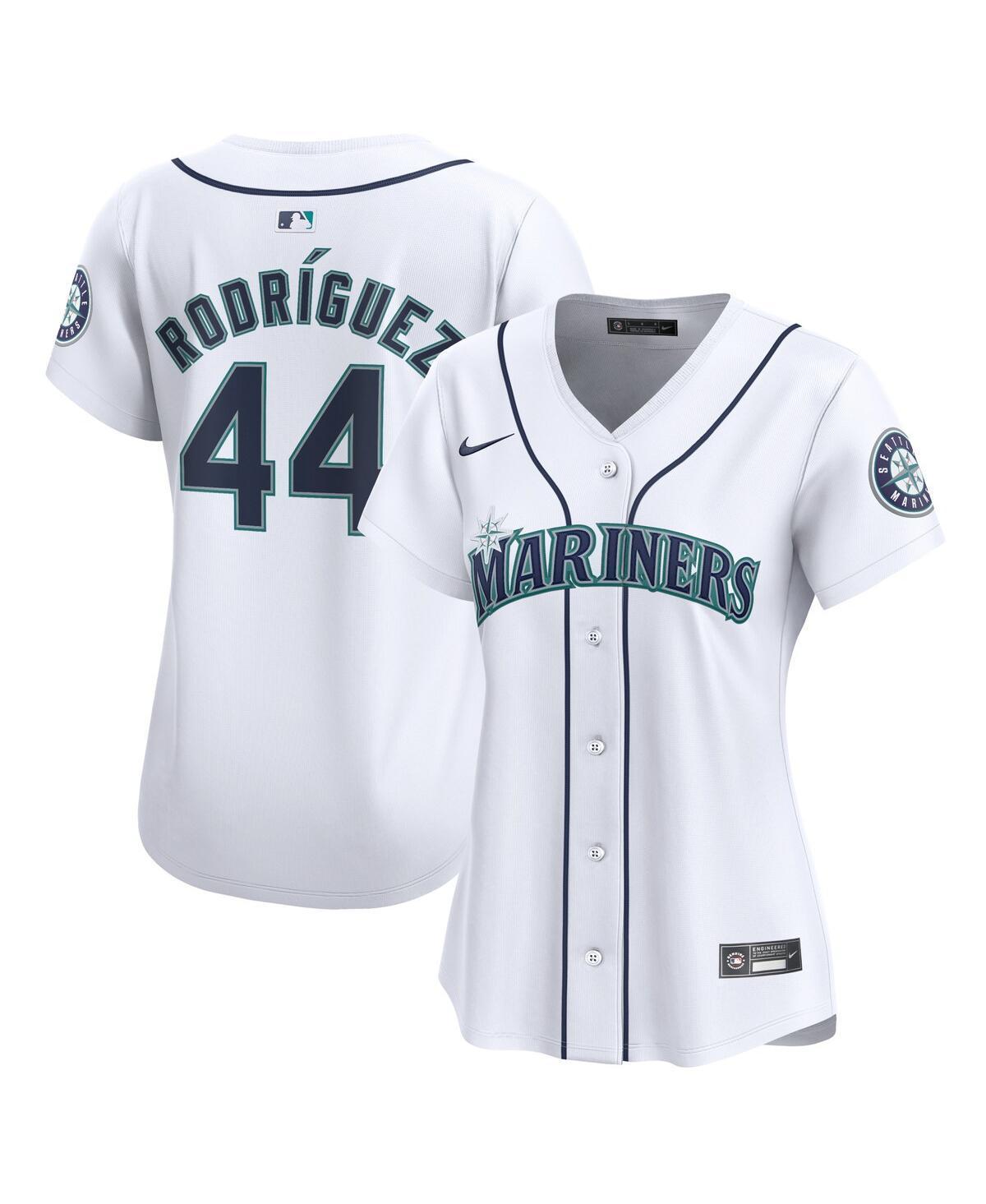 Womens Nike Julio Rodriguez White Seattle Mariners Home Limited Player Jersey - White Product Image