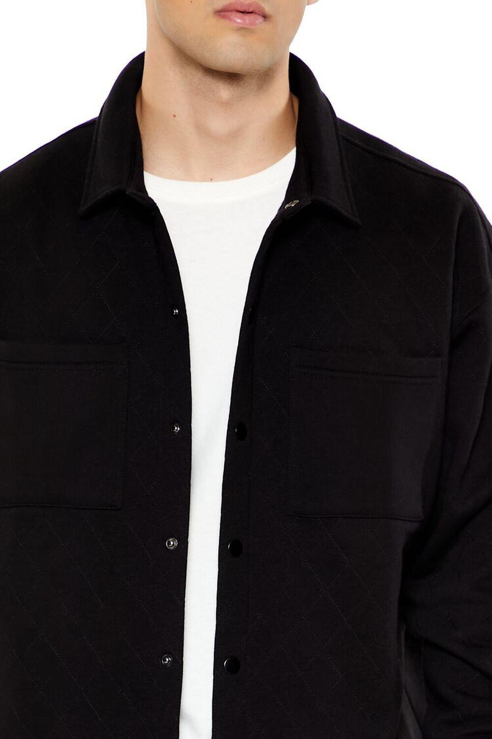 Quilted Fleece Shacket | Forever 21 Product Image