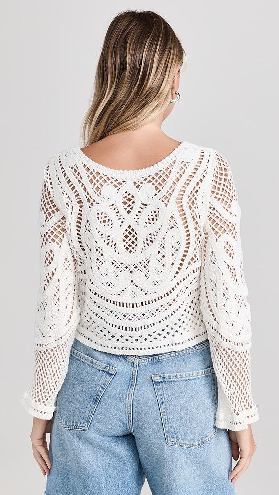 Line & Dot Krista Crochet Top | Shopbop Product Image