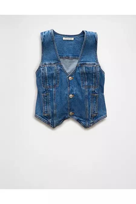 AE Denim Vest Womens Product Image