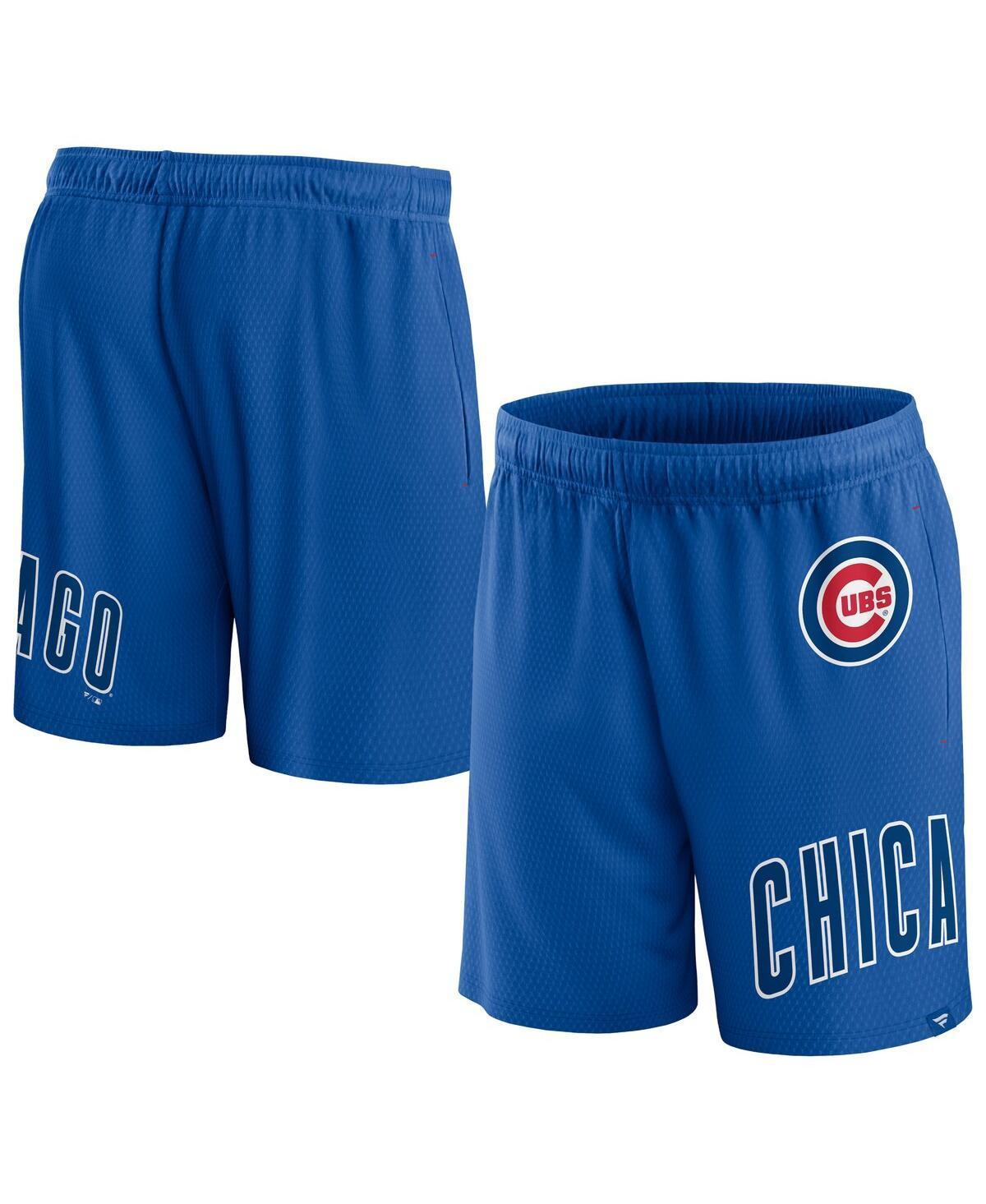 Mens Fanatics Royal Chicago Cubs Clincher Mesh Shorts Product Image