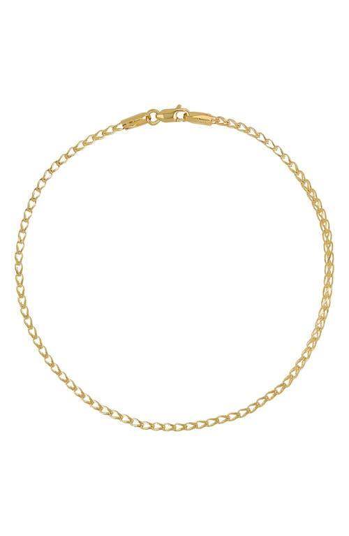 Bony Levy Mens 14K Gold Curb Chain Bracelet Product Image