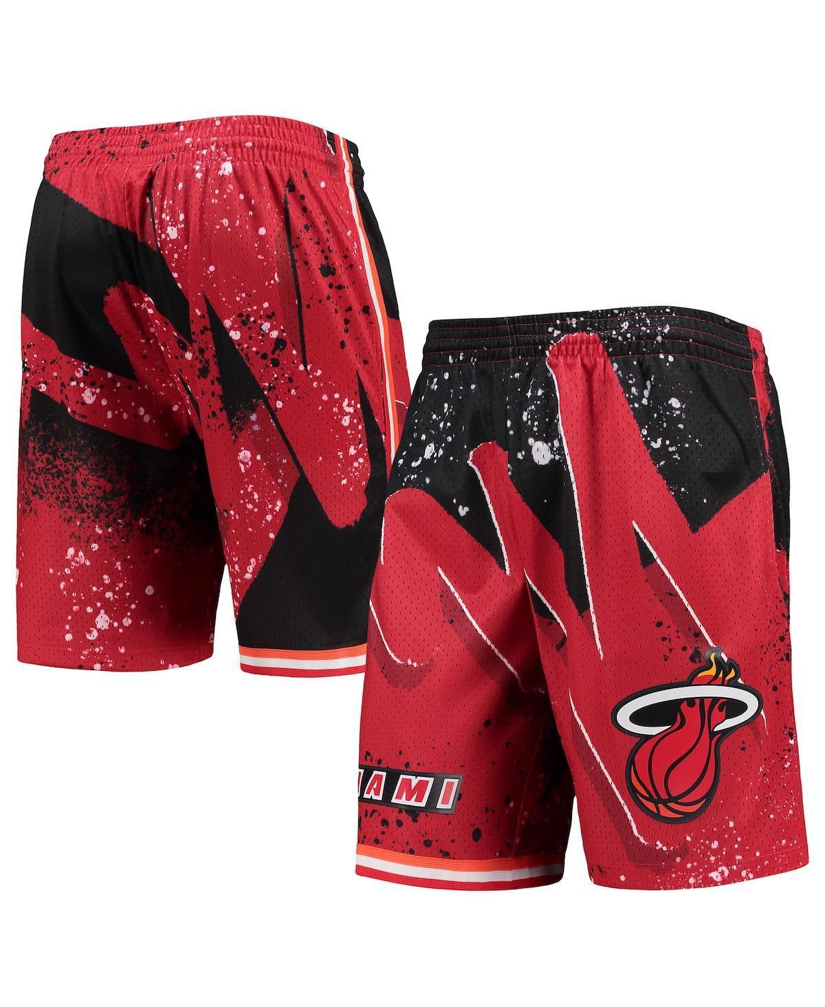 Mens Mitchell & Ness Miami Heat Hardwood Classics 1996 Hyper Hoops Swingman Shorts Product Image