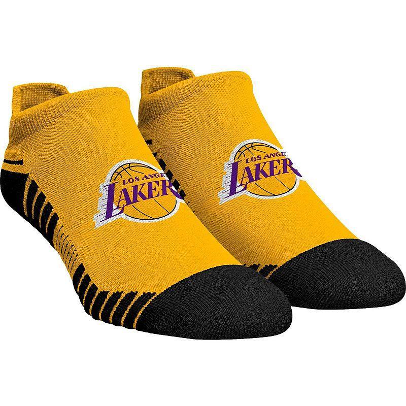 Mens and Womens Rock Em Socks Los Angeles Lakers Hex Performance Ankle Socks Product Image