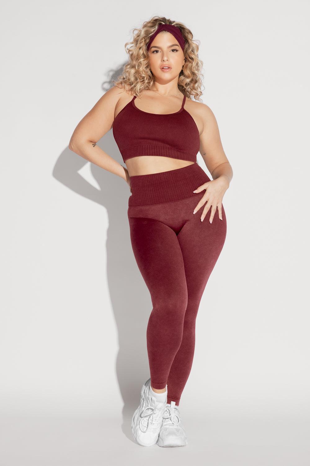 Supersculpt™ Seamless Leggings - Garnet Product Image