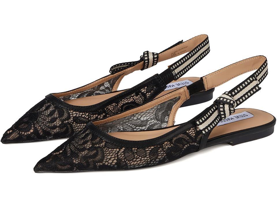 Steve Madden Olsen Lace) Women's Flat Shoes Product Image