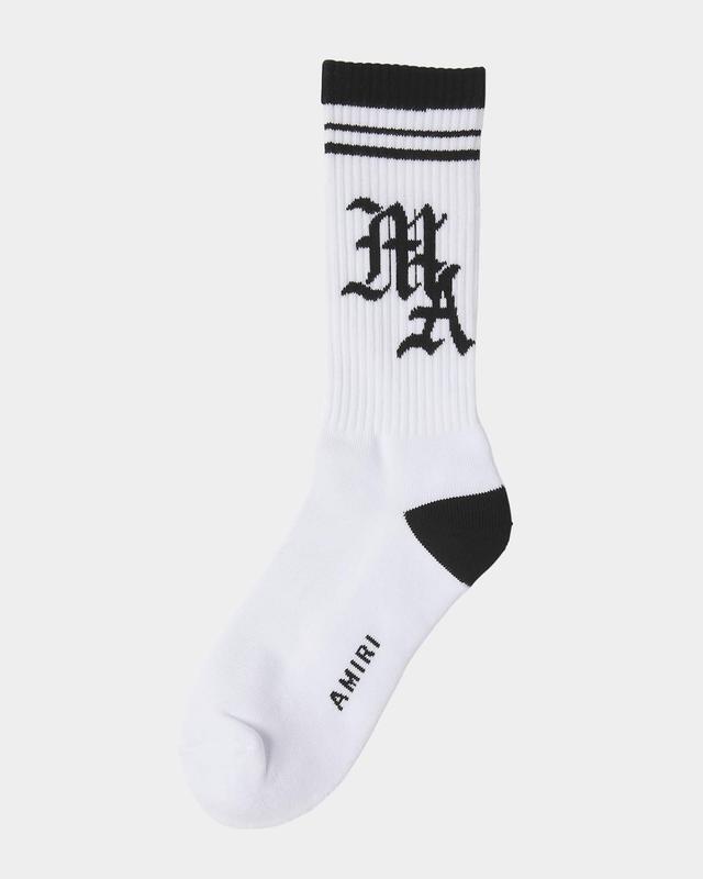 Mens Ma Striped Cotton Crew Socks Product Image