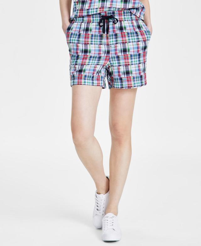 Nautica Jeans Womens Patchwork Pull-On Cotton Dock Shorts Product Image