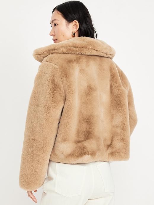 Faux-Fur Zip Jacket Product Image