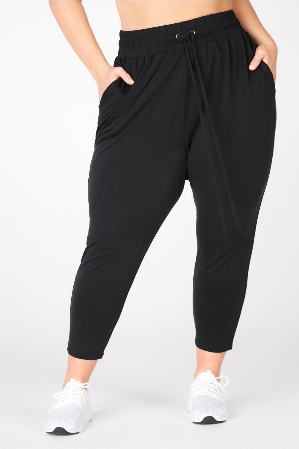 Fabletics Blaine Jogger Womens black plus Size 4X Product Image