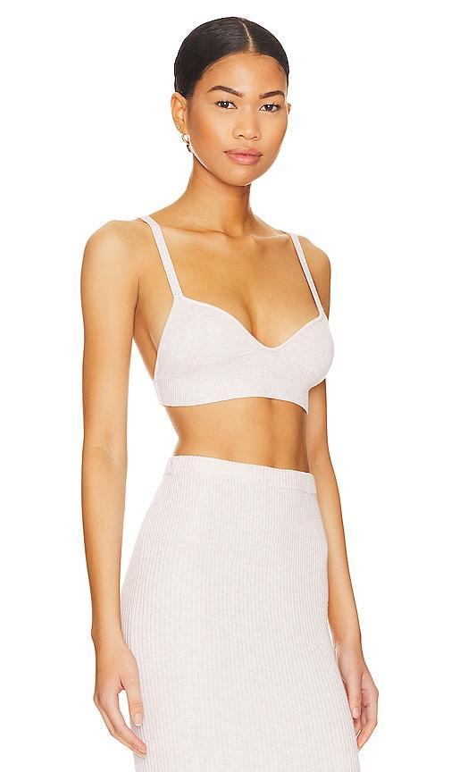 House of Harlow 1960 x REVOLVE Valda Rib Bra Top in Neutral. Product Image